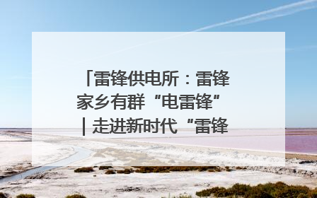 雷锋供电所：雷锋家乡有群“电雷锋”｜走进新时代“雷锋传人 长沙榜样”