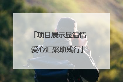 项目展示显温情 爱心汇聚助残行
