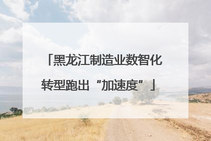 黑龙江制造业数智化转型跑出“加速度”