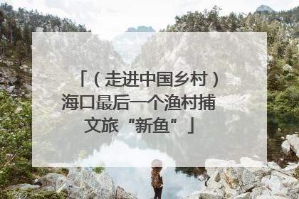 （走进中国乡村）海口最后一个渔村捕文旅“新鱼”
