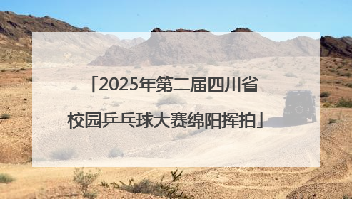 2025年第二届四川省校园乒乓球大赛绵阳挥拍