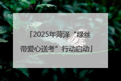 2025年菏泽“绿丝带爱心送考”行动启动
