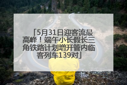 5月31日迎客流最高峰！端午小长假长三角铁路计划增开管内临客列车139对