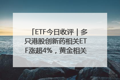 ETF今日收评｜多只港股创新药相关ETF涨超4%，黄金相关ETF跌逾1%
